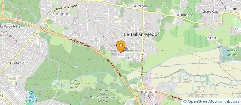 localisation de l'entreprise MADAME AURORE LANGELOTTI  LE TAILLAN-MEDOC
