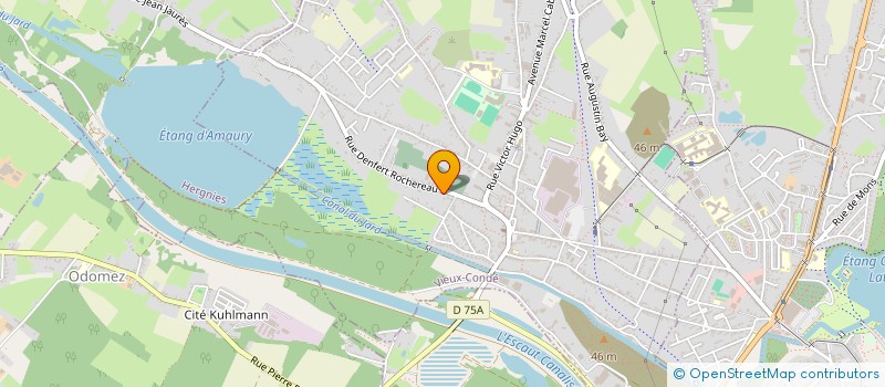 localisation de l'entreprise MADAME AURORE LANNOY  VIEUX-CONDE