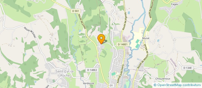 localisation de l'entreprise MADAME AURORE LANTERNIER  OBJAT