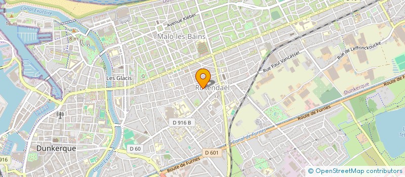 localisation de l'entreprise MADAME AURORE LAROYE à DUNKERQUE
