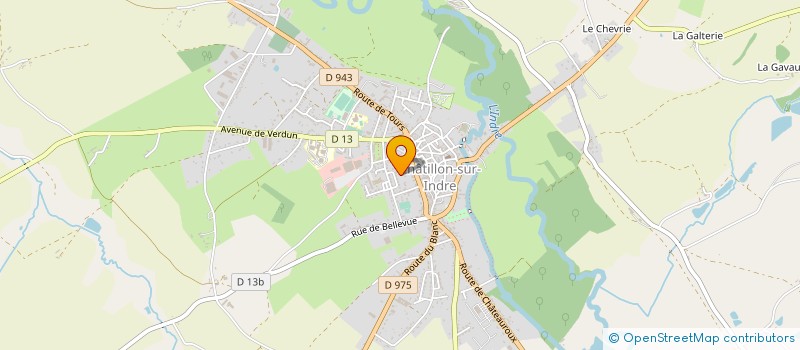localisation de l'entreprise MADAME AURORE LARUE à CHATILLON-SUR-INDRE