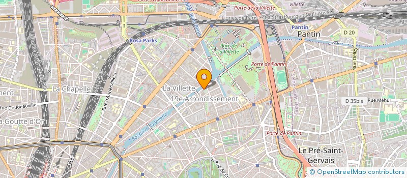 localisation de l'entreprise MADAME AURORE LASSERRE  PARIS