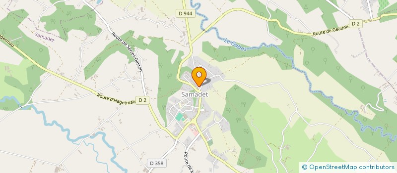 localisation de l'entreprise MADAME AURORE LE MAITRE  SAMADET