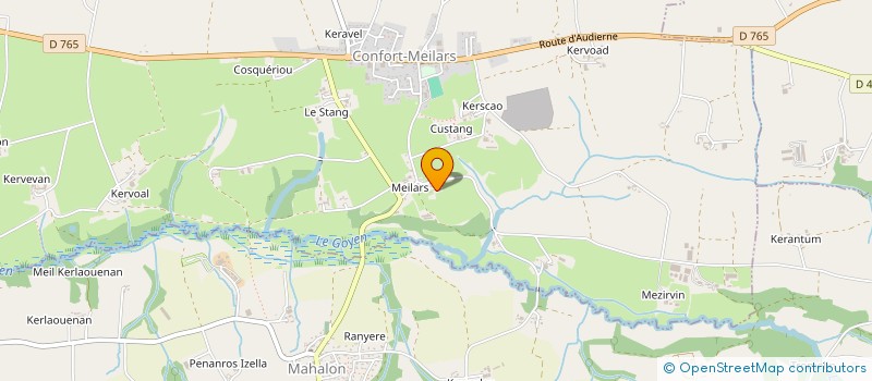 localisation de l'entreprise MADAME AURORE LE PAGE  CONFORT-MEILARS