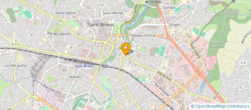 localisation de l'entreprise MADAME AURORE LE VAILLANT à SAINT-BRIEUC