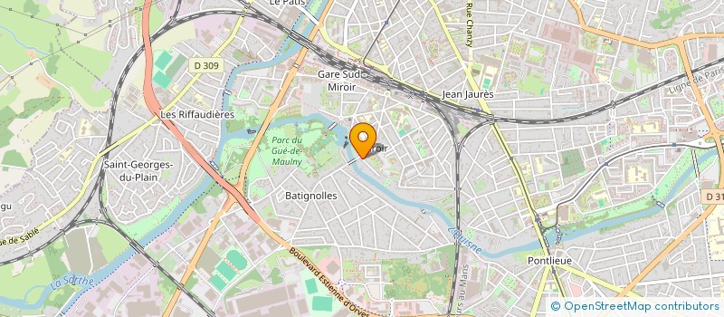 localisation de l'entreprise MADAME AURORE LEBLANC à LE MANS