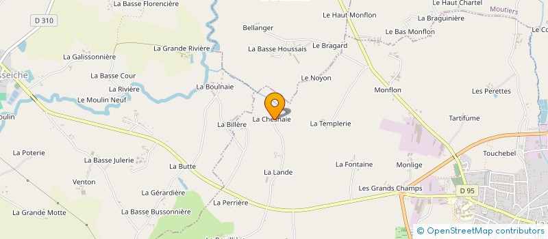 localisation de l'entreprise MADAME AURORE LEBLOND  LA GUERCHE-DE-BRETAGNE