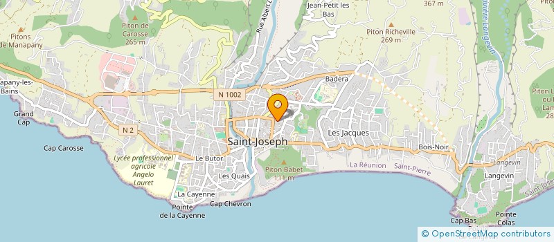 localisation de l'entreprise MADAME AURORE LEBON à SAINT-JOSEPH