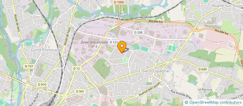 localisation de l'entreprise MADAME AURORE LEBRAUD à L'ISLE-D'ESPAGNAC