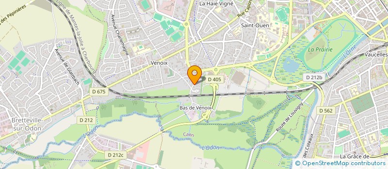 localisation de l'entreprise MADAME AURORE LEBRUN à CAEN