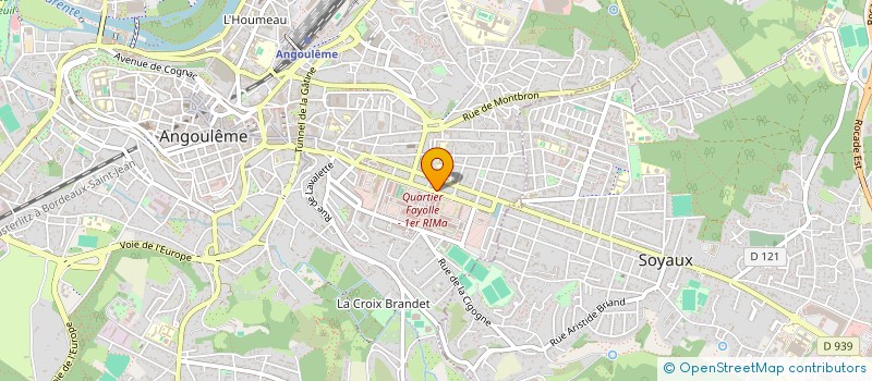 localisation de l'entreprise MADAME AURORE LECAPLAIN à ANGOULEME