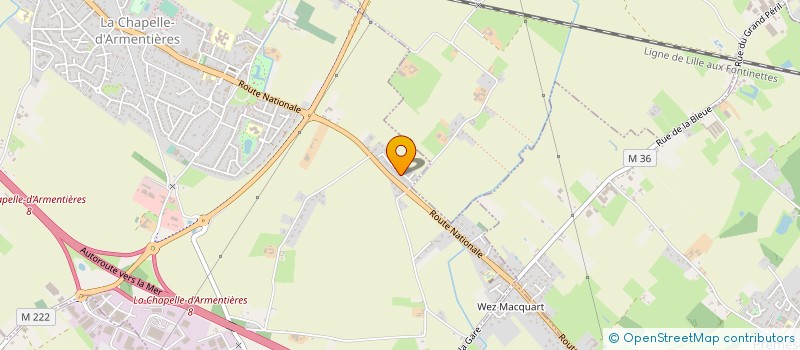 localisation de l'entreprise MADAME AURORE LECLERCQ à LA CHAPELLE-D'ARMENTIERES