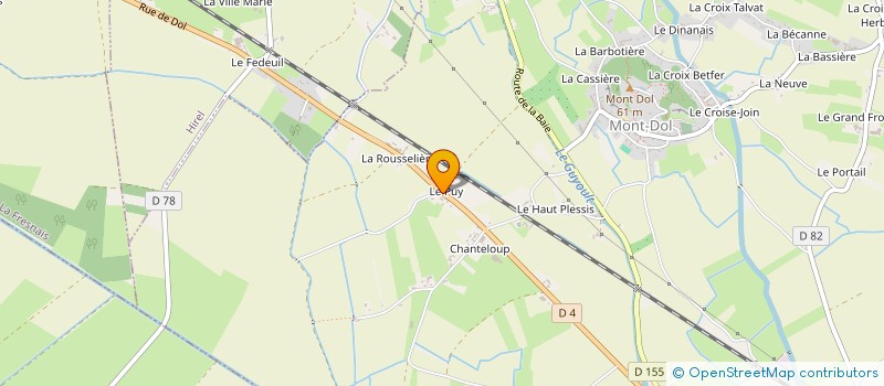 localisation de l'entreprise MADAME AURORE LECOQ  MONT-DOL