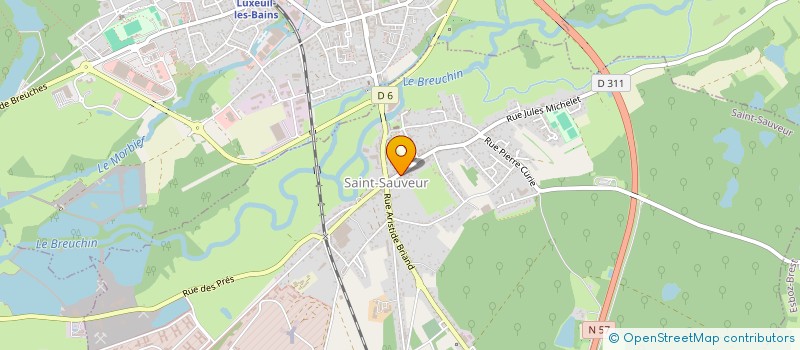 localisation de l'entreprise MADAME AURORE LEDY  SAINT-SAUVEUR