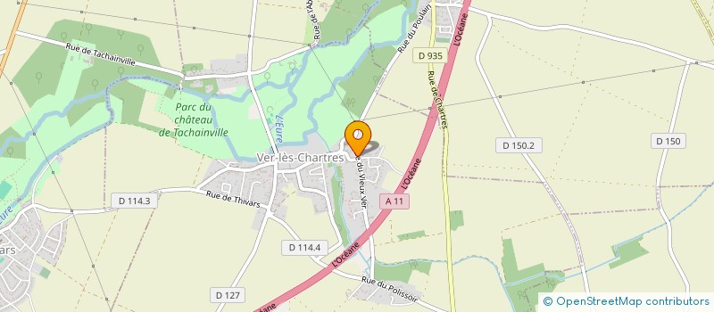 localisation de l'entreprise MADAME AURORE LEGEAY à VER-LES-CHARTRES