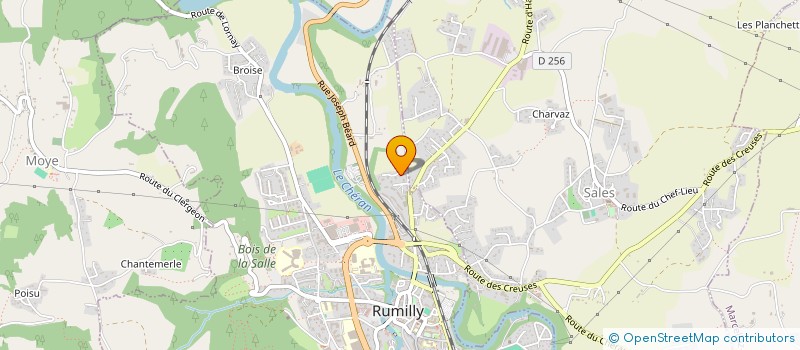 localisation de l'entreprise MADAME AURORE LEGENT  RUMILLY