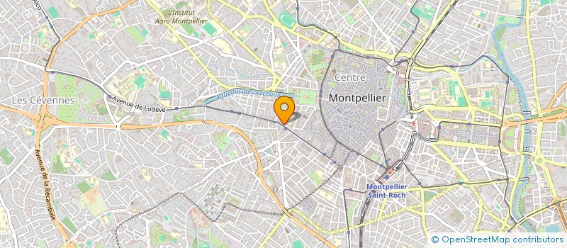 localisation de l'entreprise MADAME AURORE LEGER à MONTPELLIER