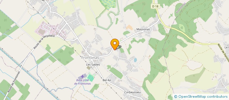 localisation de l'entreprise MADAME AURORE LEMOINE  FRONTONAS