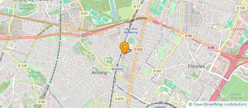 localisation de l'entreprise MADAME AURORE LEPINAY à ANTONY