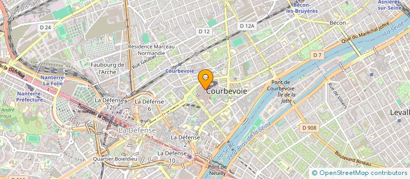 localisation de l'entreprise MADAME AURORE LEQUESNE à COURBEVOIE