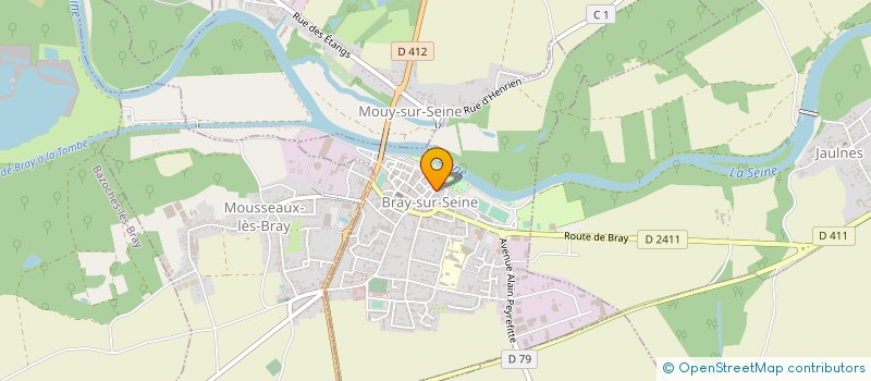 localisation de l'entreprise MADAME AURORE LERICHE  BRAY-SUR-SEINE