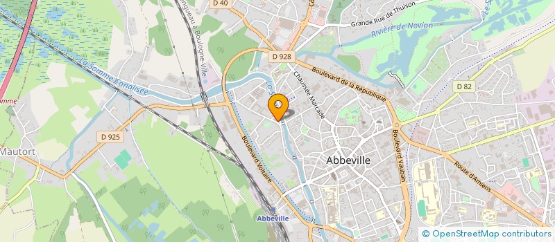 localisation de l'entreprise MADAME AURORE LESCARMONTIER à ABBEVILLE