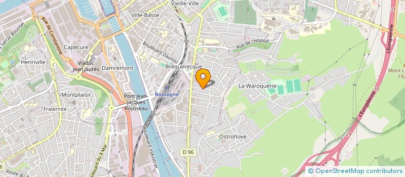 localisation de l'entreprise MADAME AURORE LHOMME à BOULOGNE-SUR-MER