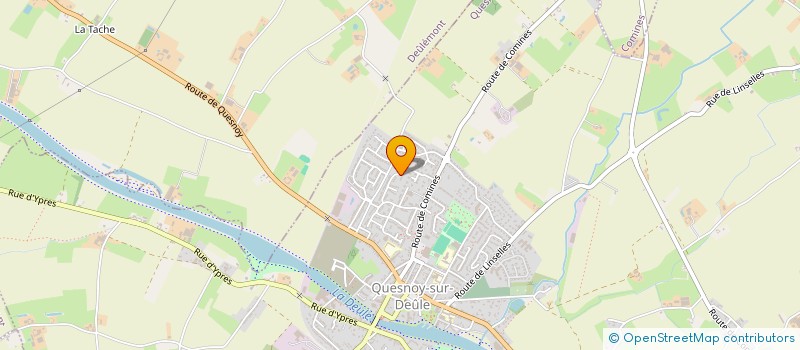 localisation de l'entreprise MADAME AURORE LIEVIN à QUESNOY-SUR-DEULE