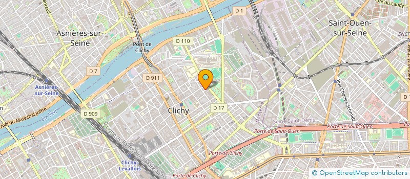 localisation de l'entreprise MADAME AURORE LIVERNET à CLICHY