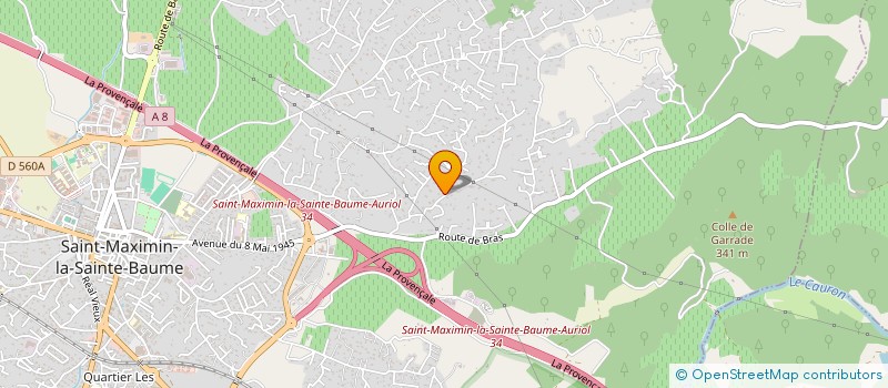 localisation de l'entreprise MADAME AURORE LLORET  SAINT-MAXIMIN-LA-SAINTE-BAUME