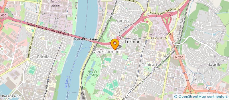 localisation de l'entreprise MADAME AURORE LOIZEAU  BORDEAUX