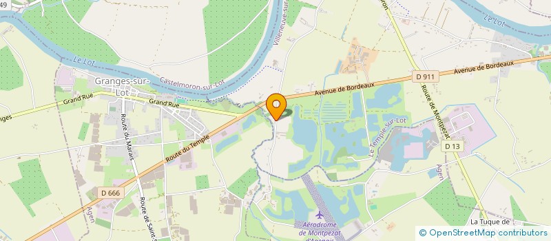 localisation de l'entreprise MADAME AURORE LONDERO  LE TEMPLE-SUR-LOT