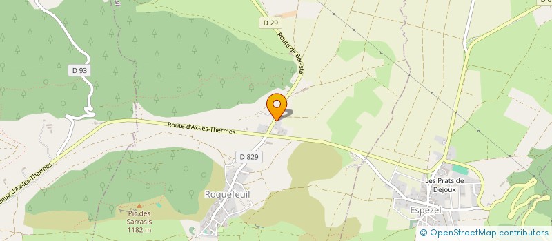 localisation de l'entreprise MADAME AURORE LOUBEYRE à ROQUEFEUIL