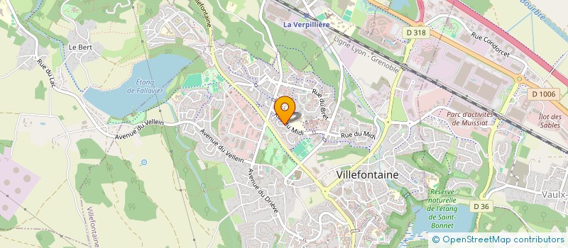 localisation de l'entreprise MADAME AURORE LUBIATO  VILLEFONTAINE