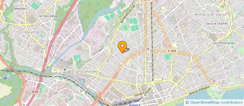 localisation de l'entreprise MADAME AURORE LYONNAZ  ANNECY