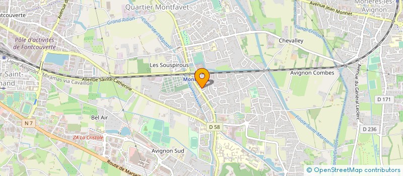 localisation de l'entreprise MADAME AURORE MACCHIARELLA à AVIGNON