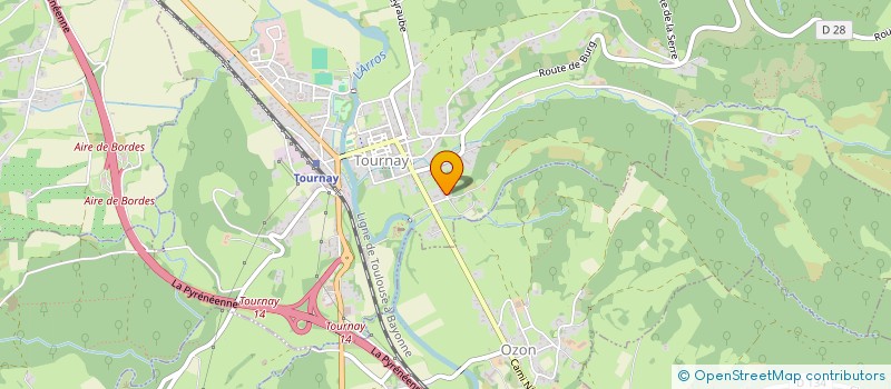 localisation de l'entreprise MADAME AURORE MACHU  TOURNAY