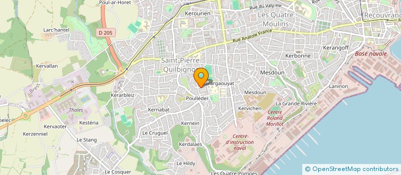 localisation de l'entreprise MADAME AURORE MACON à BREST