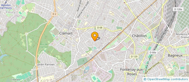 localisation de l'entreprise MADAME AURORE MAILHE à CLAMART