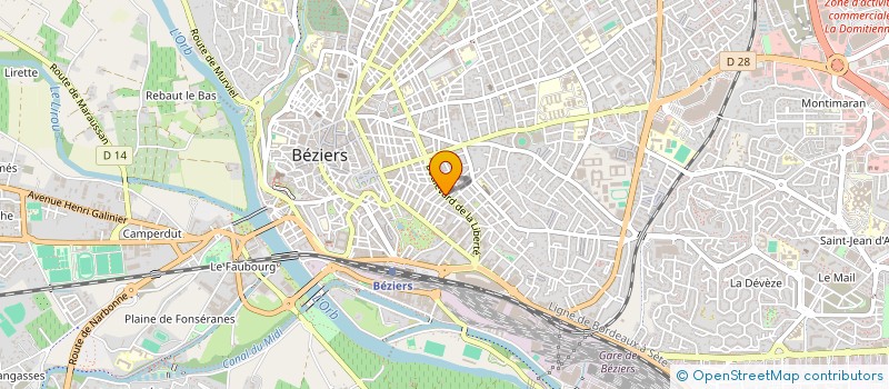 localisation de l'entreprise MADAME AURORE MAJERUS à BEZIERS