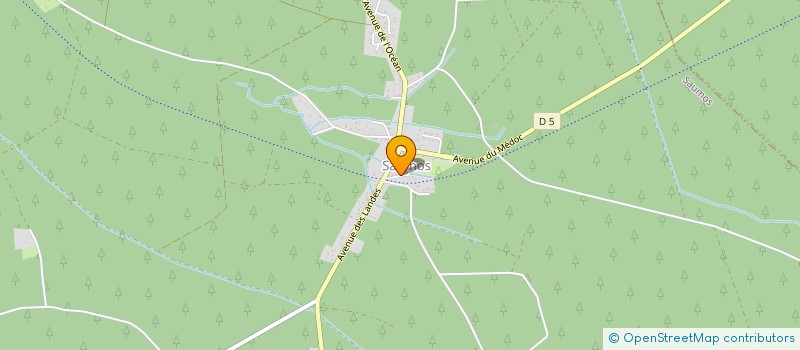 localisation de l'entreprise MADAME AURORE MALIN  SAUMOS