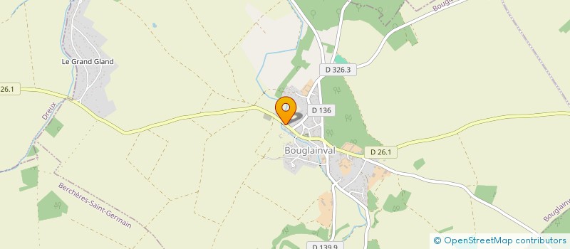 localisation de l'entreprise MADAME AURORE MALLEUX à BOUGLAINVAL