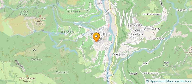 localisation de l'entreprise MADAME AURORE MALOD  ROQUEBILLIERE