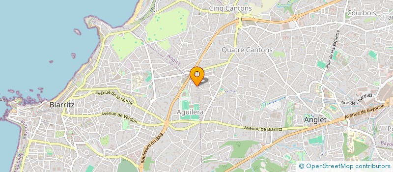 localisation de l'entreprise MADAME AURORE MAMEZ DE MONTGRAND à BIARRITZ