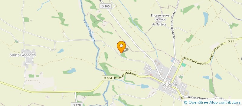 localisation de l'entreprise MADAME AURORE MARACCANI  COLOGNE