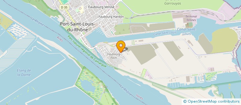 localisation de l'entreprise MADAME AURORE MARCHAL à PORT-SAINT-LOUIS-DU-RHONE