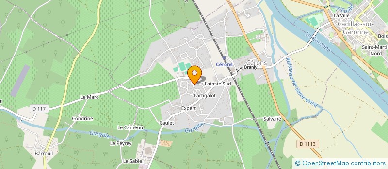 localisation de l'entreprise MADAME AURORE MARCHAL  CERONS