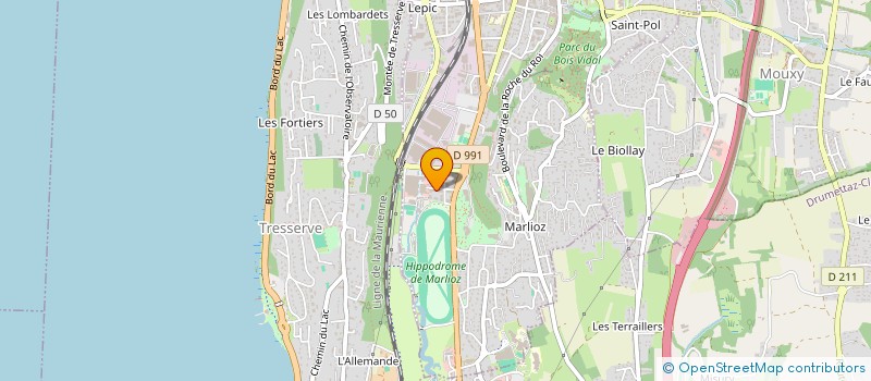 localisation de l'entreprise MADAME AURORE MARCHAND  AIX-LES-BAINS