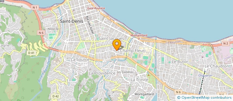 localisation de l'entreprise MADAME AURORE MARDONE à SAINT-DENIS