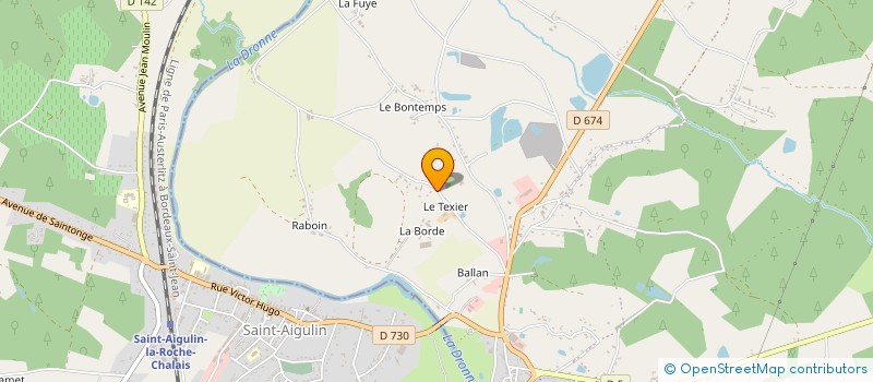 localisation de l'entreprise MADAME AURORE MARKERT  LA ROCHE CHALAIS